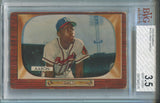 1955 Hank Aaron Bowman BVG 3.5 Milwaukee Braves HOF 3215