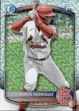 2025 Rainiel Rodriguez Bowman Chrome Prospects 1ST BOWMAN MOJO REFRACTOR #BCP-200 St. Louis Cardinals 5