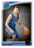 2018-19 Luka Doncic Panini Donruss RATED ROOKIE RC #177 Dallas Mavericks