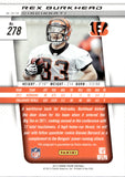 2013 Rex Burkhead Panini Prizm ROOKIE AUTOGRAPH RC AUTO #278 Cincinnati Bengals
