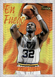 1996-97 Karl Malone Topps SEASON'S BEST EN FUEGO #4 Utah Jazz