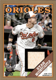 2023 Ryan Mountcastle Topps SERIES ONE 1988 DESIGN GOLD BAT RELIC 12/50 #88R-RM Baltimore Orioles