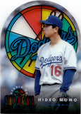 1996 Hideo Nomo Donruss Studio STAINED GLASS STARS #9 Los Angeles Dodgers