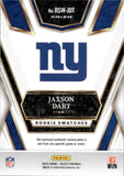 2025 Jaxson Dart Panini Select ROOKIE SWATCHES BLUE PRIZM JERSEY RC #RSW-JDT New York Giants