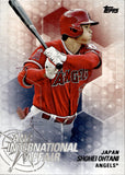 2018 Shohei Ohtani Topps AN INTERNATIONAL AFFAIR JAPAN ROOKIE RC #IA-23 Anaheim Angels