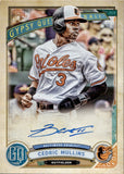 2019 Cedric Mullins Topps Gypsy Queen AUTOGRAPH ROOKIE AUTO RC #GQA-CMU Baltimore Orioles