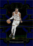 2023-24 Victor Wembanyama Panini Select CONCOURSE BLUE ROOKIE RC #87 San Antonio Spurs 9