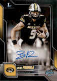 2025 Beau Pribula Bowman University Chrome 1ST BOWMAN PROSPECT AUTOGRAPH VARIATION AUTO #BCA-BP Missouri Tigers