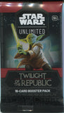 Star Wars: Unlimited Twilight of the Republic, Booster Pack