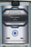 2024 Ben Diskin as AZI-3 Topps Chrome Black LIGHT SIDE AUTO ENCASED #ALS-DI