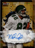2024 Mike Quick Topps Finest GOLD GEOMETRIC REFRACTOR AUTOGRAPH 29/50 AUTO #FA-MQ Philadelphia Eagles