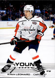 2025-26 Ryan Leonard Upper Deck Series 1 YOUNG GUNS ROOKIE RC #238 Washington Capitals