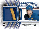 2012 Pat LaFontaine In The Game Captain C Series GAME-USED SILVER PATCH #M-40 Buffalo Sabres