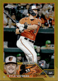2023 Kyle Stowers Topps Chrome GOLD REFRACTOR ROOKIE 1/50 RC #194 Baltimore Orioles