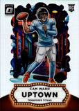 2025 Cam Ward Donruss Optic SP UPTOWN ROOKIE RC #6 Tennessee Titans
