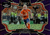2025-26 Lamine Yamal Select Road To FIFA World Cup 2026 FIELD LEVEL PURPLE MOJO PRIZM #220 SPAIN