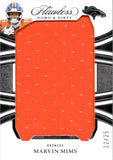 2025 Marvin Mims Panini Flawless DOWN & DIRTY GAME-USED JERSEY PATCH 22/25 #41 Denver Broncos
