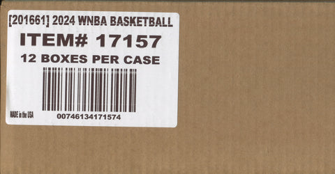 2024 Panini Select WNBA Basketball Hobby, 12 Box Case