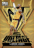 2024-25 LeBron James Panini NBA Hoops HIGH VOLTAGE #25 Los Angeles Lakers
