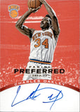 2012-13 Charles Oakley Panini Preferred AUTOGRAPH RED 58/74 AUTO #119 New York Knicks