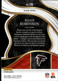 2023 Bijan Robinson Panini Select CLUB LEVEL DIE-CUT RED & BLUE PRIZM ROOKIE RC #296 Atlanta Falcons