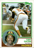 1983 Tony Gwynn Topps ROOKIE RC #482 San Diego Padres 2