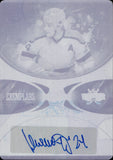 2021-22 Sergei Makarov Leaf Lumber THE EXEMPLARS AUTOGRAPHED CYAN PRINTING PLATE 1/1 ONE-OF-ONE AUTO #TE-SM1 Calgary Flames