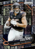 2025 Cole Kmet Panini Prizm PANINI LOGO 10/20 #112 Chicago Bears