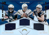 2017 Mike Williams Philip Rivers Joey Bosa Panini Xr TEAM TRIOS 39/99 JERSEYS #TT-LA Los Angeles Chargers
