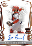 2023 Leonardo Bernal Leaf Trinity BRONZE AUTOGRAPH ROOKIE AUTO RC 4/99 #BA-LB1 St. Louis Cardinals