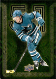 2024-25 Collin Graf Upper Deck Series 2 FLUORESCENCE GOLD ROOKIE 138/150 RC #F-29 San Jose Sharks
