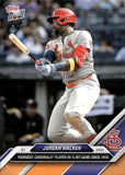 2024 Jordan Walker Topps Now ORANGE ROOKIE 3/5 RC #627 St. Louis Cardinals