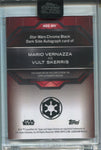 2024 Mario Vernazza as Vult Skerris Topps Chrome Black BLUE RED LAVA AUTO ENCASED 38/99 #ADS-MV