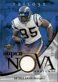 2007 Antonio Gates Upper Deck Trilogy SUPER NOVA SWATCHES JERSEY 13/33 #SS-AG San Diego Chargers