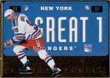 1996-97 Wayne Gretzky Donruss Leaf Preferred VANITY PLATES GOLD #1 New York Rangers