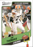 2021 Joe Thomas Panini Classics RED BACK 42/99 #126 Cleveland Browns