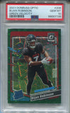 2023 Bijan Robinson Donruss Optic GREEN VELOCITY RATED ROOKIE RC PSA 10 #206 Atlanta Falcons 7138