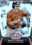 2012 Bryce Harper Bowman Platinum ROOKIE RC #56 Washington Nationals