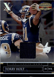 2007 Torry Holt Donruss Gridiron Gear GAME-USED JERSEY 18/105 #43 St. Louis Rams