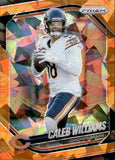 2025 Caleb Williams Panini Prizm ORANGE ICE PRIZM #124 Chicago Bears
