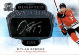 2021-22 Dylan Strome Upper Deck The Cup SCRIPTED SWATCHES AUTOGRAPH PATCH 7/35 AUTO #SS-DS Chicago Blackhawks