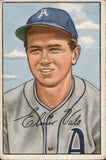 1952 Elmer Valo Bowman #206 Philadelphia Athletics BV$15