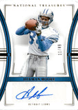 2023 Herman Moore Panini National Treasures SIGNATURES GOLD AUTOGRAPH 11/49 AUTO #SIG-MHE Detroit Lions