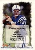 1998 Peyton Manning Collector's Edge GOLD ROOKIE RC Indianapolis Colts 2