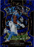 2025 Chimere Dike Panini Select CONCOURSE BLUE DISCO PRIZM ROOKIE 13/25 RC #27 Tennessee Titans