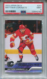 2023-24 Matthew Coronato Upper Deck Series 1 YOUNG GUNS ROOKIE RC PSA 9 #201 Calgary Flames 2182