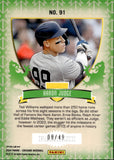 2024 Aaron Judge Panini Crusade ORANGE PRIZM 8/49 #91 New York Yankees