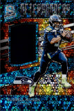 2019 Russell Wilson Panini Spectra AFTERBURNERS NEON BLUE PRIZM JERSEY 94/99 #AB-12 Seattle Seahawks