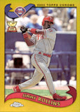 2002 Jimmy Rollins Topps Chrome GOLD REFRACTOR #164 Philadelphia Phillies