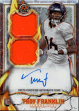 2024 Troy Franklin Topps Resurgence IGNITE ROOKIE PATCH AUTOGRAPH RC AUTO #IPA-TF Denver Broncos